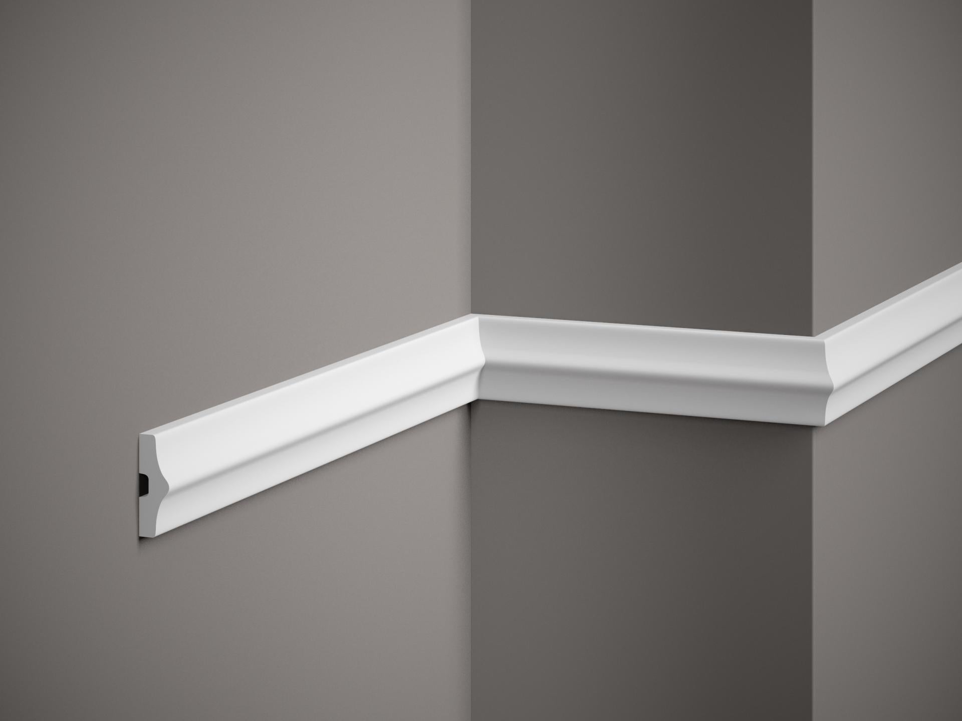 Moulure murale décorative en polyuréthane — 200 × 15 × 45 mm (réf. ARK-MOU120)