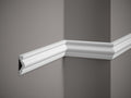 Moulure murale décorative en polyuréthane — 200 × 21 × 65 mm (réf. ARK-MOU140)