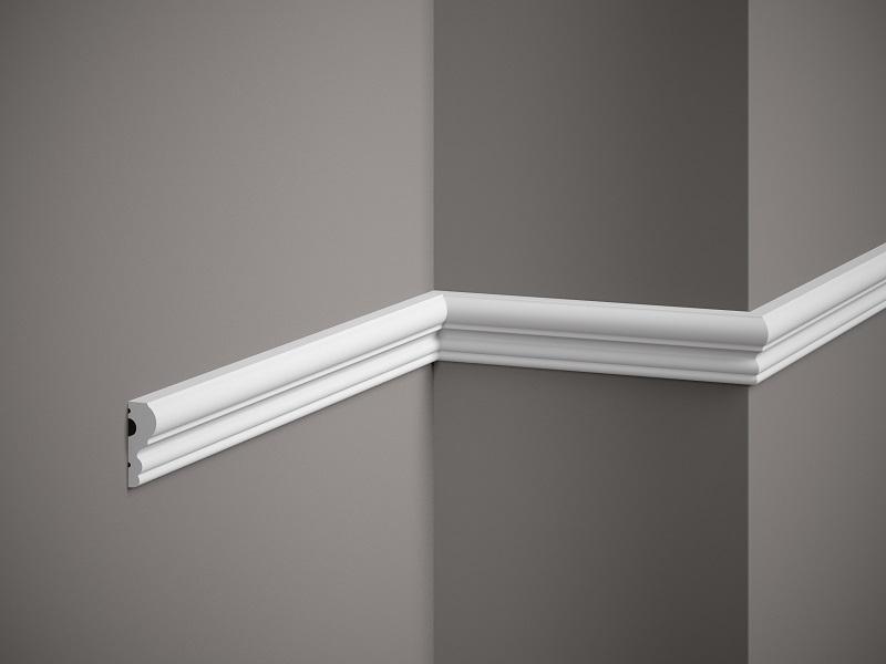 Moulure murale décorative en polyuréthane — 200 × 15 × 41 mm (réf. ARK-MOU121)