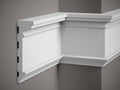 Moulure murale décorative en polyuréthane — 200 × 66 × 220 mm (réf. ARK-MOU172)