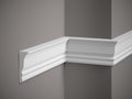 Moulure murale décorative en polyuréthane — 200 × 33 × 101 mm (réf. ARK-MOU165)