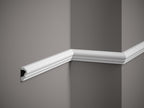 Moulure murale décorative en polyuréthane — 200 × 20 × 39 mm (réf. ARK-MOU117)