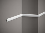 Moulure murale décorative en polyuréthane — 200 × 10 × 30 mm (réf. ARK-MOU118)