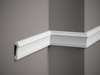 Moulure murale décorative en polyuréthane — 200 × 23 × 73 mm (réf. ARK-MOU127)