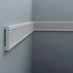 Moulure murale décorative en polyuréthane — 200 × 12 × 60 mm (réf. ARK-MOU022)