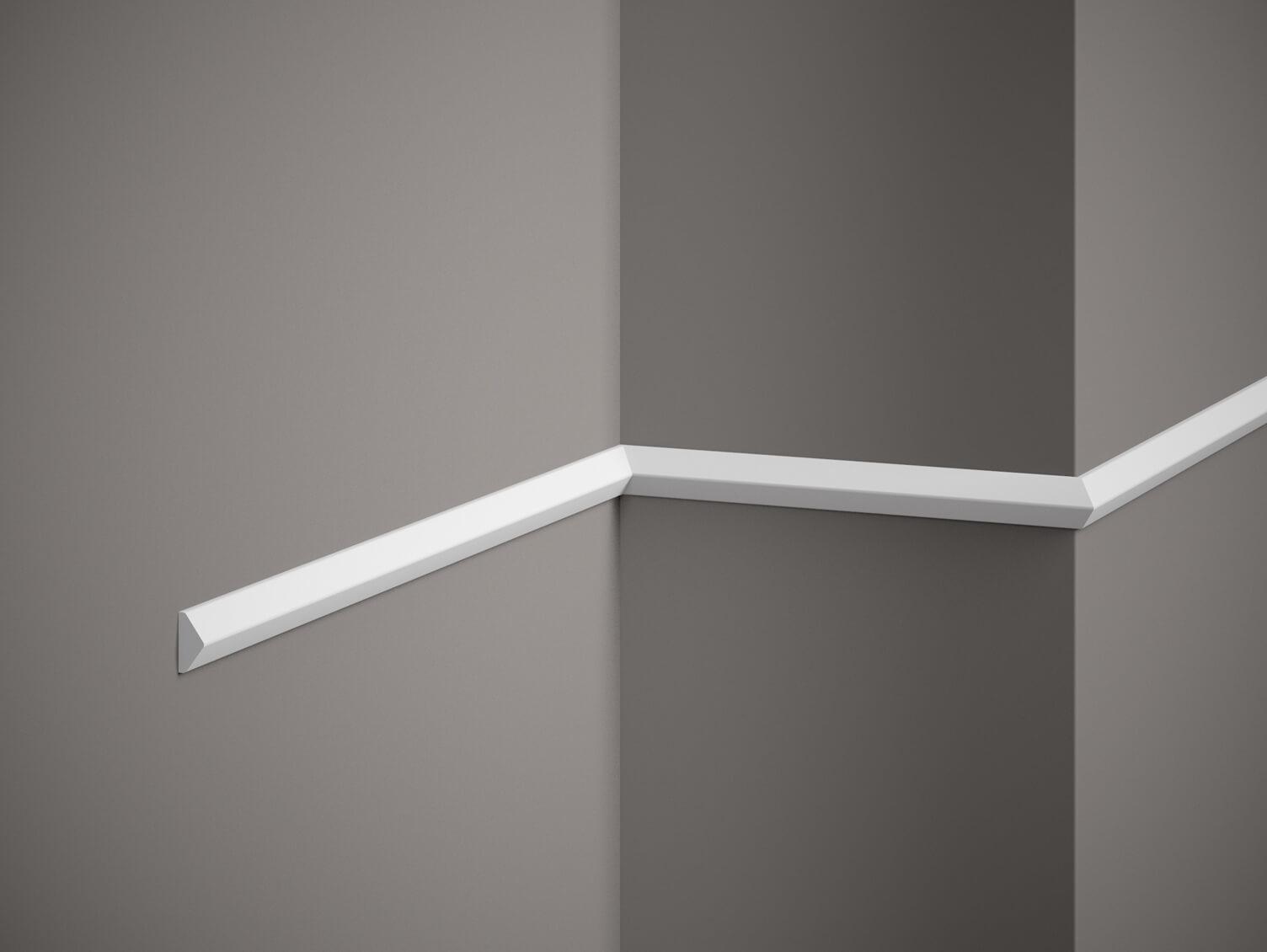 Moulure murale décorative en polyuréthane — 200 × 10 × 20 mm (réf. ARK-MOU114)