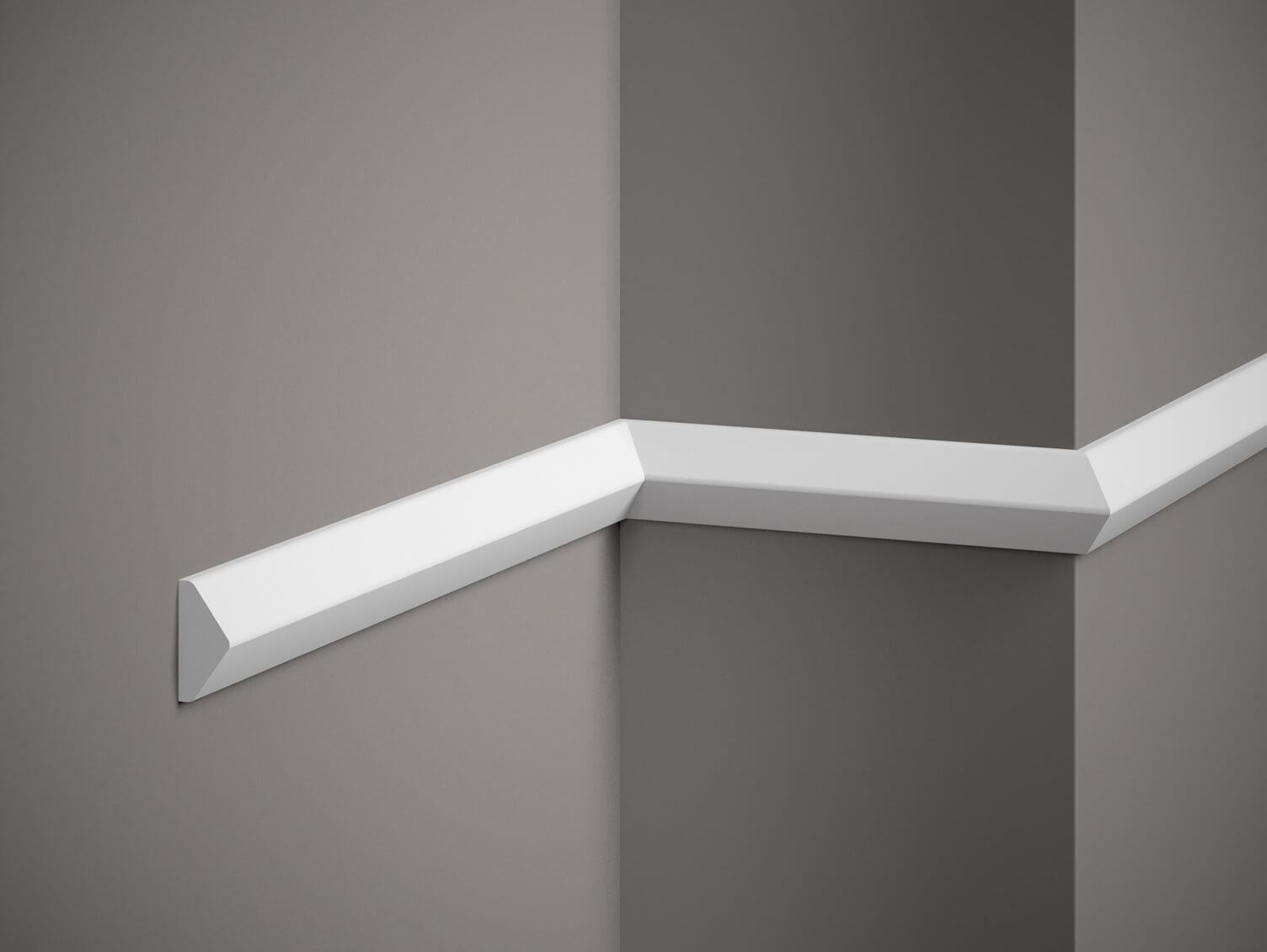 Moulure murale décorative en polyuréthane — 200 × 40 × 19 mm (réf. ARK-MOU119)