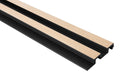 Panneau acoustique tasseaux bois Large — chêne clair 2400 mm (réf. ARK-PAN074)