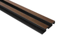 Panneau acoustique tasseaux bois Large — chêne foncé 2400 mm (réf. ARK-PAN076)