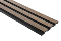 Panneau acoustique tasseaux bois Medium — chêne gris 2400 mm (réf. ARK-PAN039)