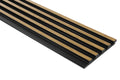Panneau acoustique tasseaux bois Slim — chêne naturel 2400 mm (réf. ARK-PAN005)