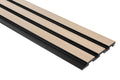 Panneau acoustique tasseaux bois Medium — chêne clair 2400 mm (réf. ARK-PAN038)