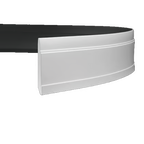 Plinthe décorative en polyuréthane flexible — hauteur 150 mm (réf. ARK-PLI056)