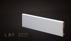 Plinthe décorative en MDF haute densité — hauteur 80 mm (réf. ARK-PLI062)