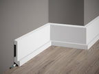 Plinthe décorative en polyuréthane — hauteur 110 mm (réf. ARK-PLI036)