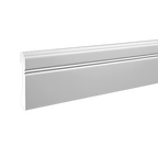 Plinthe décorative en polyuréthane — hauteur 110 mm (réf. ARK-PLI037)