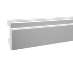 Plinthe décorative en polyuréthane — hauteur 110 mm (réf. ARK-PLI046)