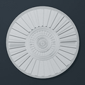 Rosace de plafond décorative en polyuréthane — Ø 700 mm (réf. ARK-ROS030)