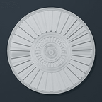 Rosace de plafond décorative en polyuréthane — Ø 700 mm (réf. ARK-ROS030)