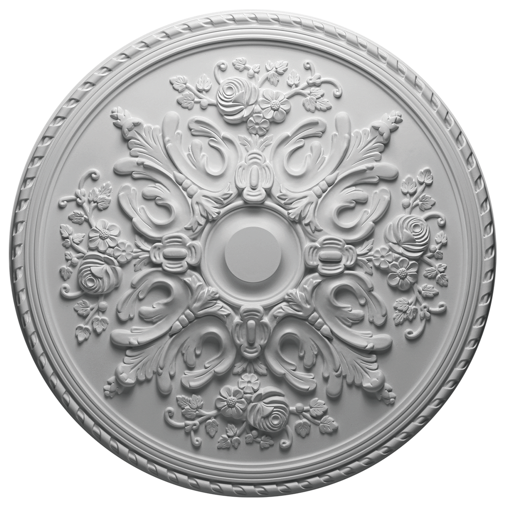 Rosace de plafond "Majestueuse" en Polyuréthane S040 – Ø 820 mm