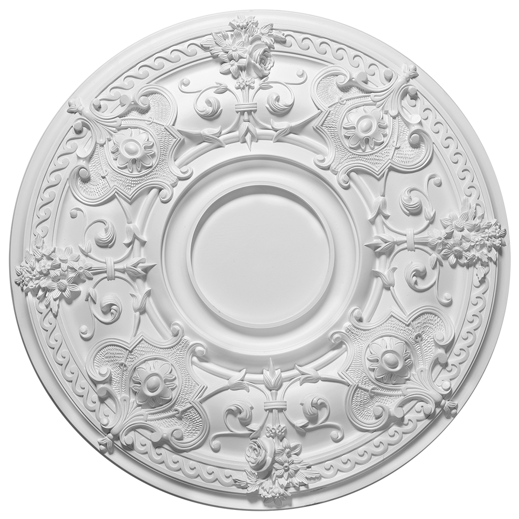 Rosace de plafond décorative en Polyuréthane S040 – Ø 707 mm